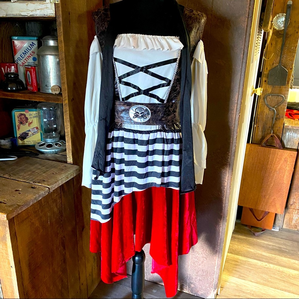 Halloween adult pirate costume
